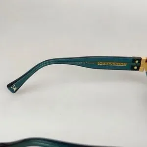 Louis Vuitton Green Teal Glitter Sunglasses S-Lock Cat Eye Sunglasses S00 - Women - Accessories | LOUIS  main image 4